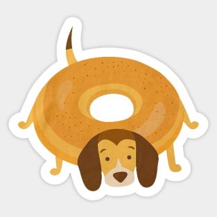 dognut color Sticker